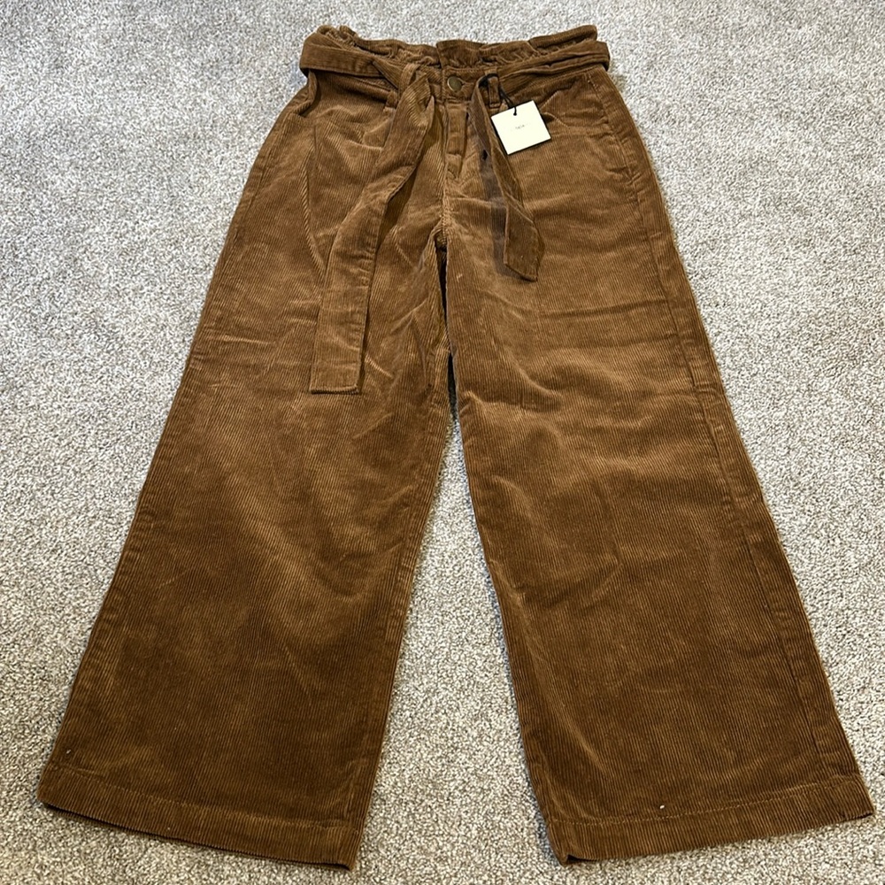 Brown High Waist Pants